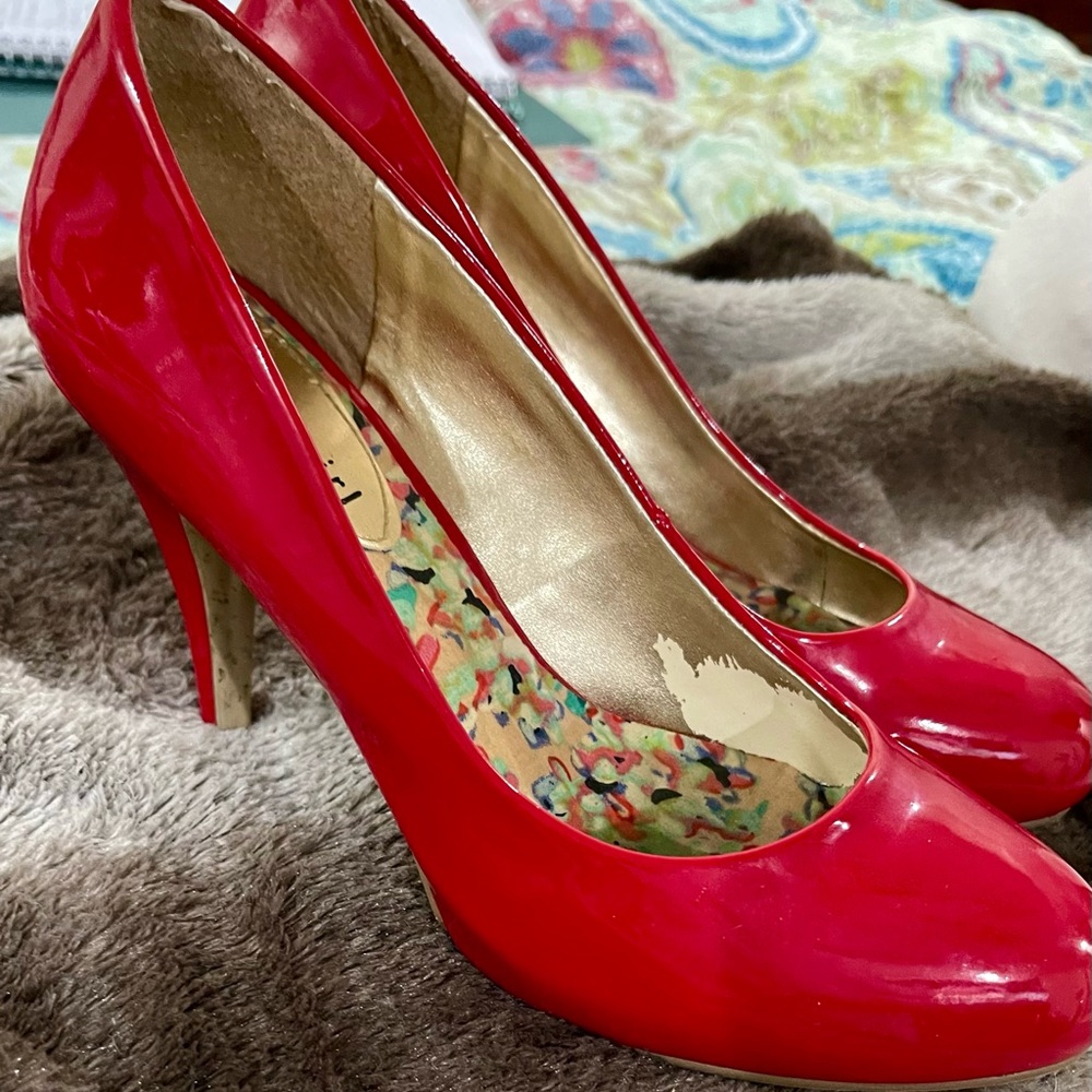 Madden Girl Red Heels